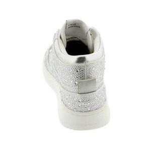 Women's Evans-R Rhinestone Lace-Up High-Top Sneakers - NEW _ Steve Madden